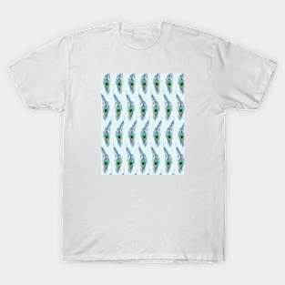 Peacock Feather Pattern T-Shirt